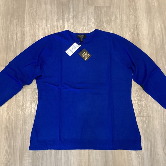 Charter Club Plus Size 100% Cashmere Crewneck Sweater, size 2X - Picture 1 of 8